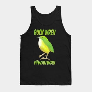 Rock Wren Piwauwau NZ bird Tank Top